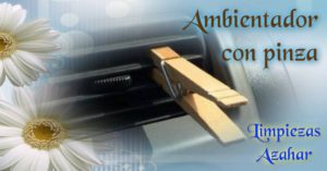 Ambientador con pinza