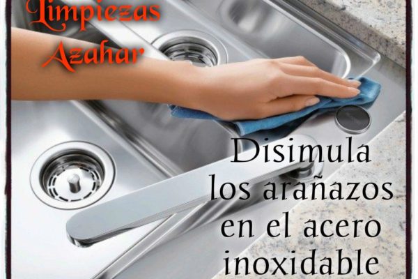 Disimular los arañazos en el acero